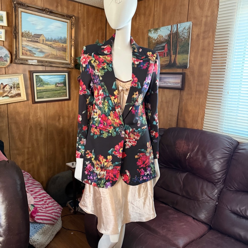 Liverpool Los Angeles Floral Blazer